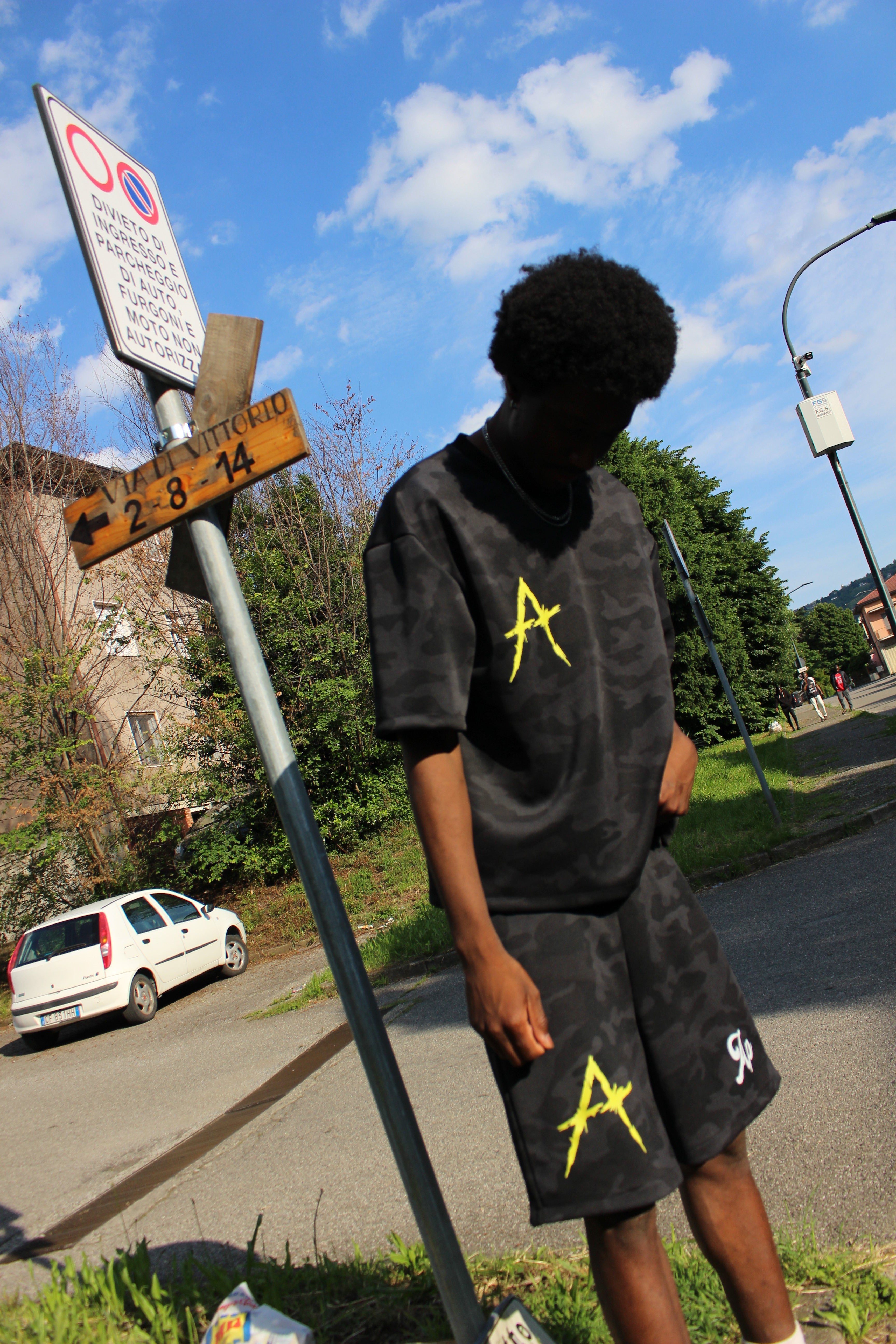 SHORT AP CAMO BLACK